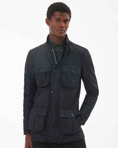 Barbour Corbridge Mens Wax Jacket In Black