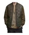 Barbour Liddesdale Quilted Bomber Jacket In Brown