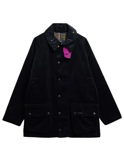 Barbour X Paul Smith Beaufort Corduroy Jacket In Blue