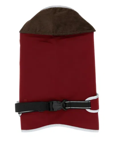 Barbour Corduroy-collar Dog Coat In Red