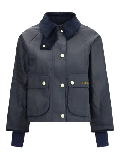BARBOUR CORDUROY-COLLAR JACKET