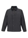 Barbour Corduroy-collar Waxed-cotton Jacket In Multi