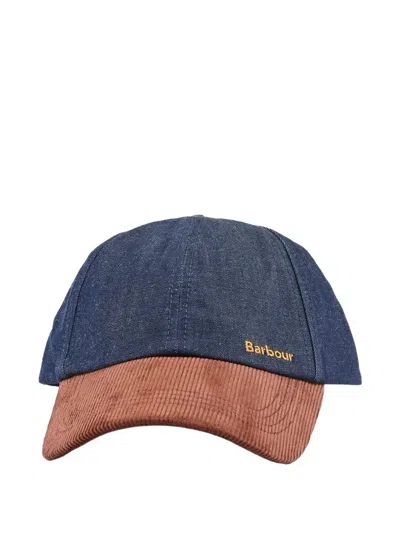 Barbour Mya Denim Baseball Cap In Blue