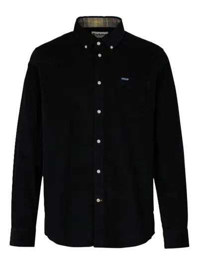 Barbour Corduroy Shirt In Black
