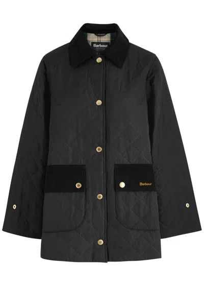 Barbour Corinne Quilted Shell Jacket In Black