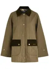 Barbour Corinne Quilted Shell Jacket In Green