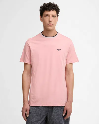 Barbour Cornsay Mens Tailored T-shirt In Pink