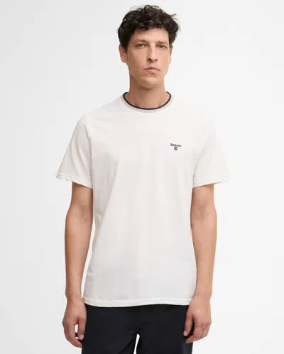 Barbour Cornsay Mens Tailored T-shirt In White