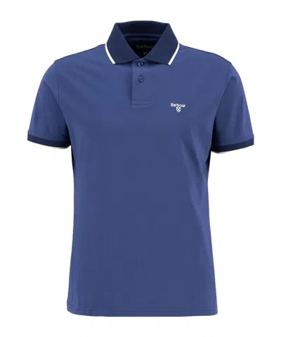 Barbour Cornsay Short-sleeved Polo Shirt In Oceana