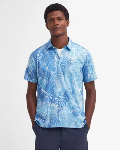 Barbour Cornwall Mens Summer Shirt In Blue