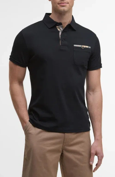 Barbour Corpatch Polo In Black