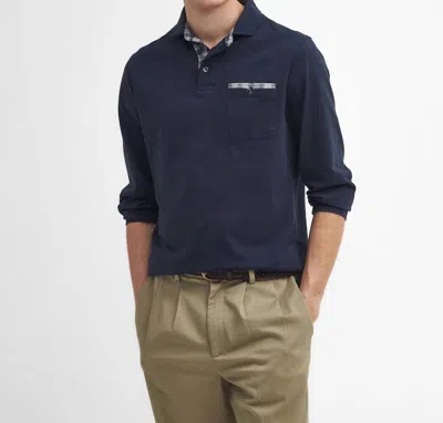 Barbour Corpatch Polo In Navy In Navy,blue