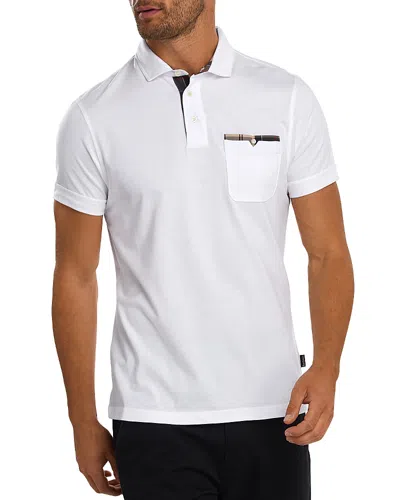Barbour Corpatch Polo Shirt In White