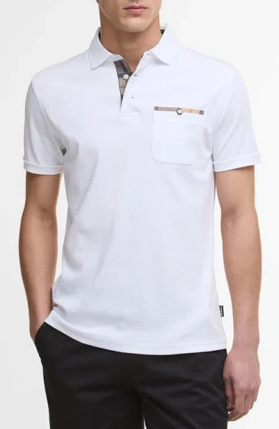 Barbour Corpatch Polo In White