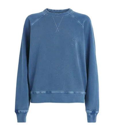 Barbour Cotton Avon Sweatshirt In Blue