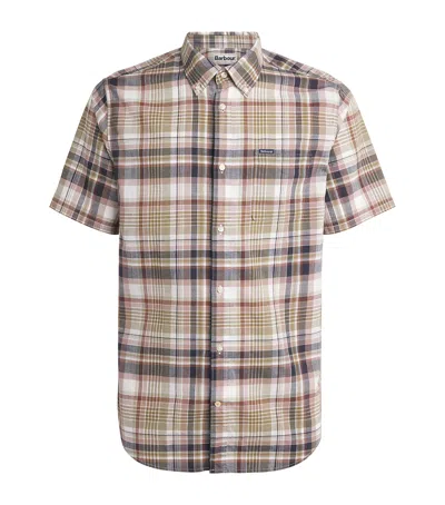 Barbour Cotton Baycliff Check Shirt In Multi