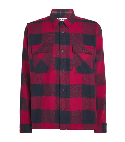 Barbour Cotton Bertrow Shirt In Black