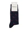 Barbour Cotton-blend Mavin Socks In Black