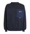 Barbour Cotton-blend Saima Sweatshirt In Blue