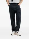 Barbour Cotton-blend Trousers In Blue