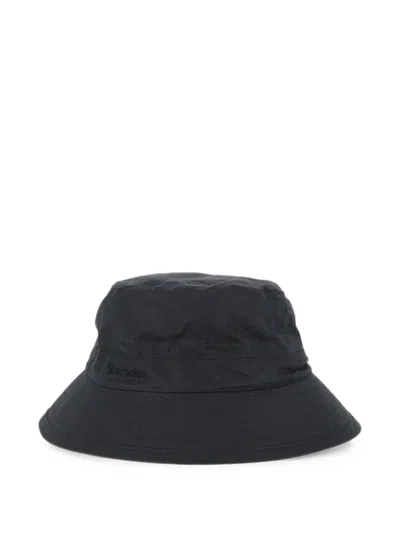 Barbour Cotton Bucket Hat In Black