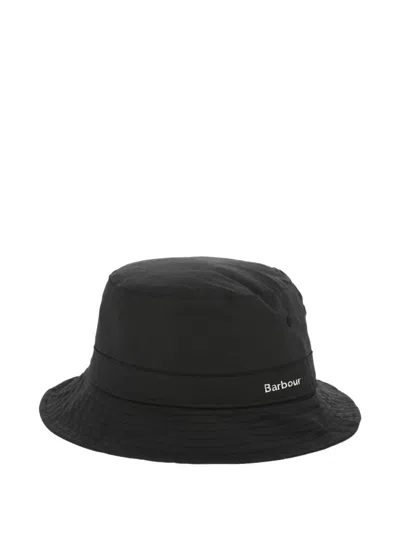 Barbour Cotton Bucket Hat In Black