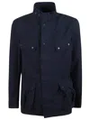 Barbour Cotton Casual Duke Jacket In Blue