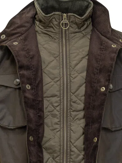 Barbour Cotton Cerato Jacket In Olive