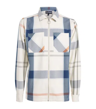 Barbour Cotton Check Ettrick Overshirt In Multi