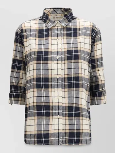 Barbour Cotton Checked Long-sleeve Shirt In Multi