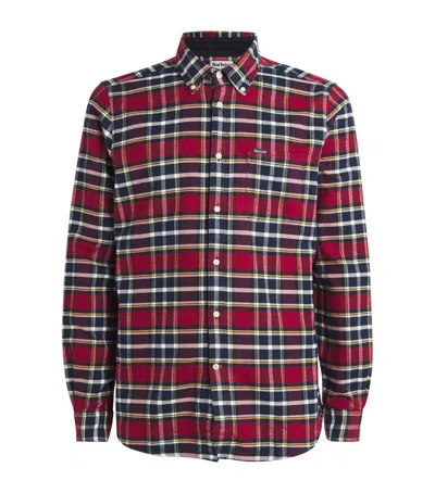 Barbour Cotton Chequered Betsom Shirt In Red