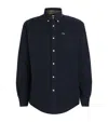 Barbour Cotton Corduroy Tailored Ramsey Shirt In Blue