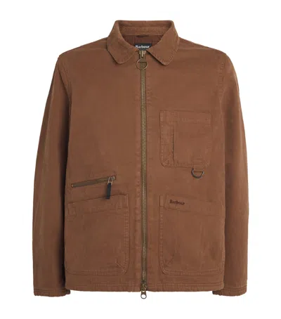 Barbour Cotton Cove Jacket In Brown