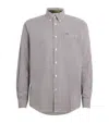 Barbour Cotton Gingham Padshaw Shirt In Brown