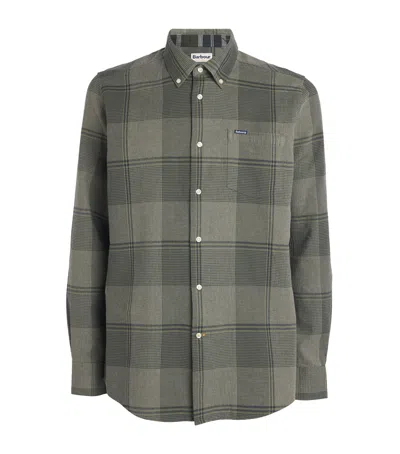 Barbour Cotton Heaney Shirt In Green