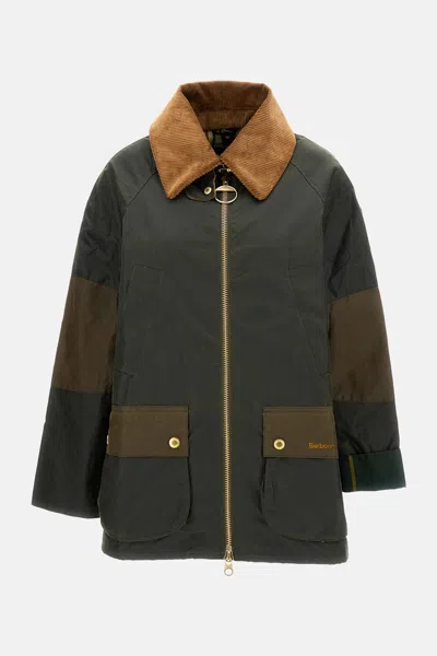 Barbour Cotton Jacket In Green