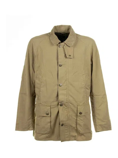 Barbour Cotton Jacket In Grey