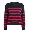 Barbour Cotton-modal Stripe Sweater In Multi