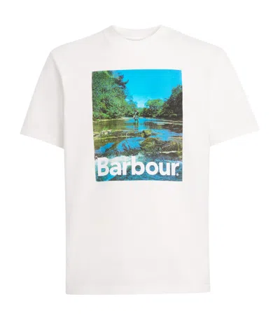 Barbour Cotton Oversized Sprouston T-shirt In Multi