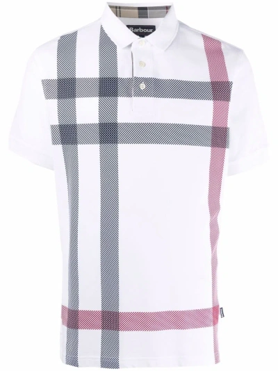 Barbour Cotton Polo Shirt In White