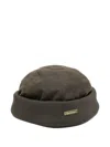 Barbour Cotton Ribbed-brim Hat In Green