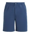 Barbour Cotton Ripstop Rickfell Shorts In Blue