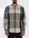 Barbour Shirt Men Color Ecru In Multi