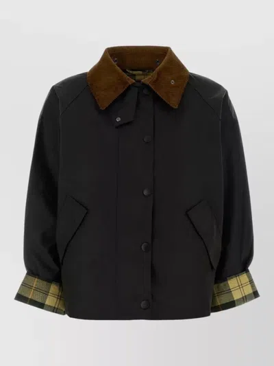 BARBOUR COTTON SINGLE-BREASTED COAT
