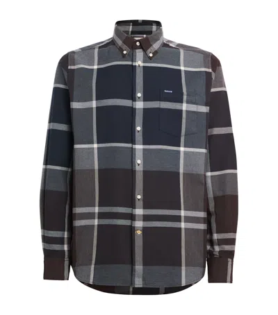 Barbour Cotton Tailored Dunoon Shirt In Black
