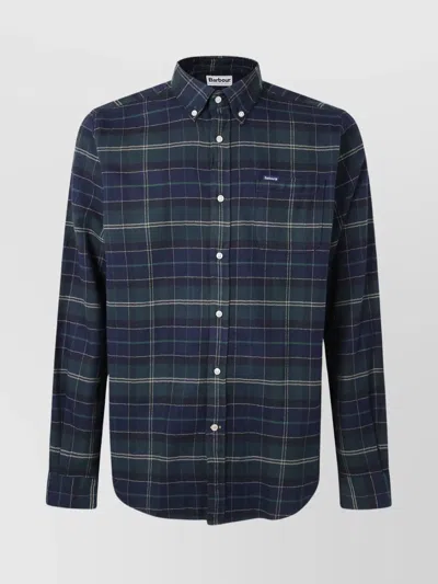 Barbour Cotton Tailored Shirt In Blue