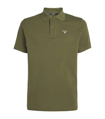 Barbour Cotton Tartan Polo Shirt In Metallic