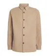 Barbour Cotton Washed Overshirt In Brown