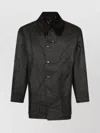 Barbour Rugged Dark Green Waxed Parka