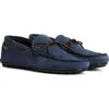Barbour Courage Driving Shoe In Shark Blue